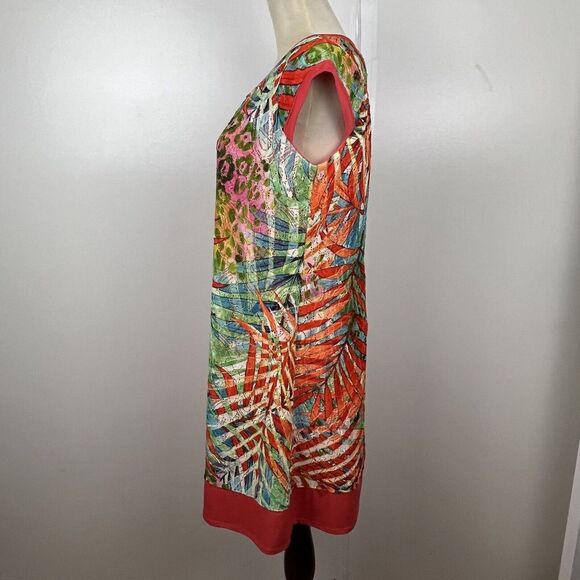 Rabbit Rabbit Rabbit Designs Bright Jungle Printed Dress Size 6 - Picture 2 of 9